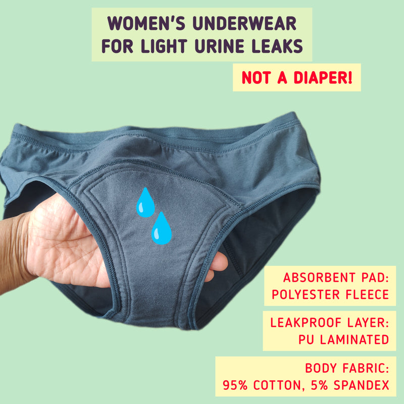 Cotton Urine Leak Panty (Hipster) (1 pc)