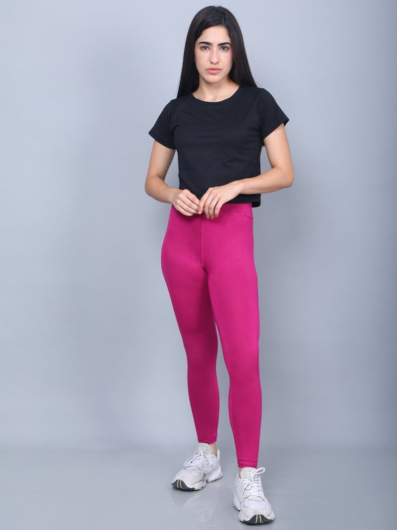 Bamboo Fabric Yoga Pant | Fuchsia |  Super Comfortable, Ultrasoft, Anti Bacterial, Moisture Wicking | Clean