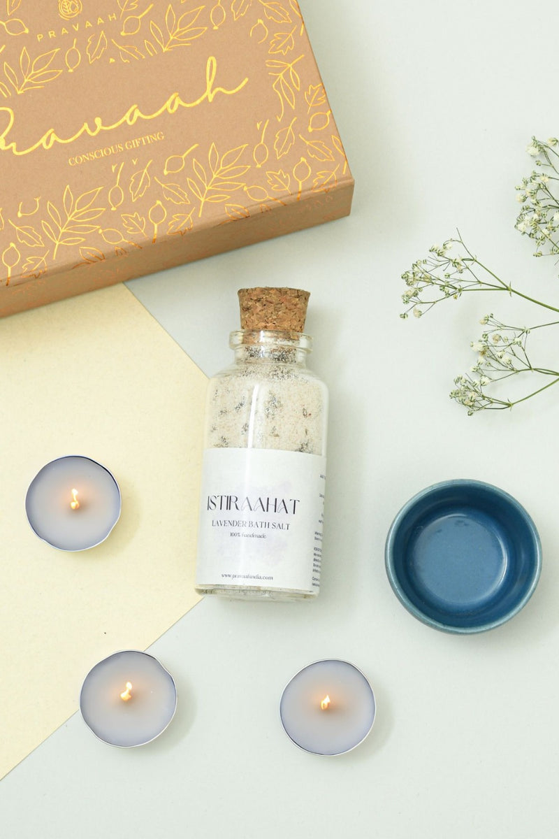 Simple Indulgences | Bathsalts and candles | Gifts to Pamper