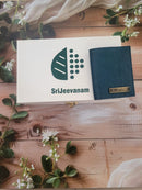 SriJeevanam's Samrudhi bifold card-holder | Plant-Based| Repurposed Agri Waste | Unisex | Green | Card-holder