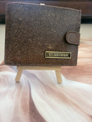 SriJeevanam's Sharv Men's wallet with Loop | Plant-Based| Repurposed Agri Waste | Men | Natural | Wallet