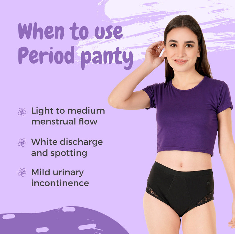 Organic Period Panty (Hipster) (1 pc)