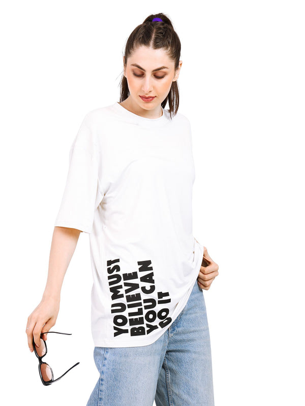 Women Oversized Bamboo T-Shirt – Soft, Breathable & Sustainable