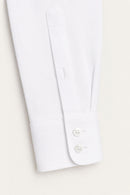 Venhoma Cotton Poplin Men's White Shirt