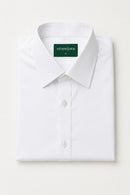 Venhoma Cotton Poplin Men's White Shirt