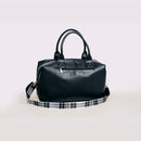 Whitefire Vegan Leather Weekender Holdall in Black