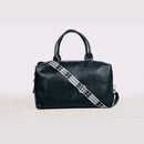Whitefire Vegan Leather Weekender Holdall in Black