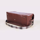 Whitefire Vegan Leather Weekender Holdall in Brown