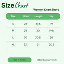 Bamboo Women Knee Shorts – Ultra Soft, Stretchy & Sweat-Resistant Comfort Wear