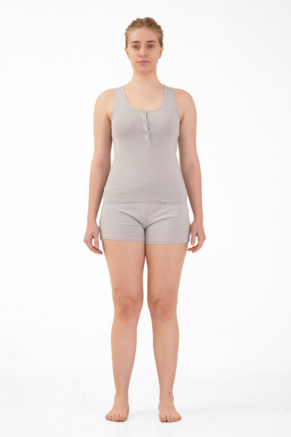 Italian Linen Lace Camisole - Natural Clothing Company