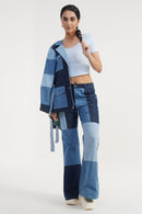 DenZ STITCHED STORY Women Blue Bottom Wear