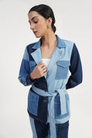 DenZ STITCHED STORY Women Blue Bottom Wear