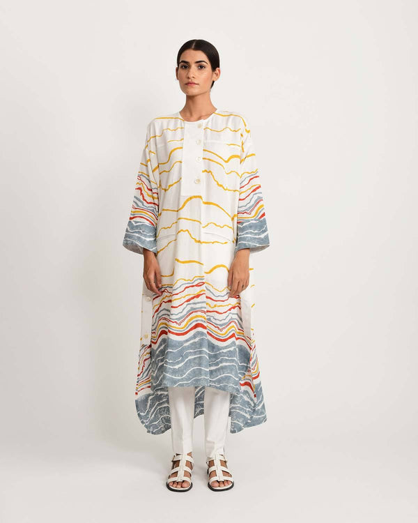 Rias Jaipur  Earth Crest Coord-Set in Handloom Cotton and Bamboo Blend