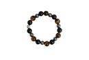 Bamboology Black Obsidian, Tiger Eye and Hematite Bracelet For Cleansing, Clarity, Strong Mind, Grounding and Better Health