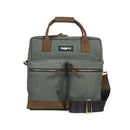 Jaggery Outback and Beyond Pilot's Everyday Bag in Olive Green & Nubuck [13" Laptop Bag]