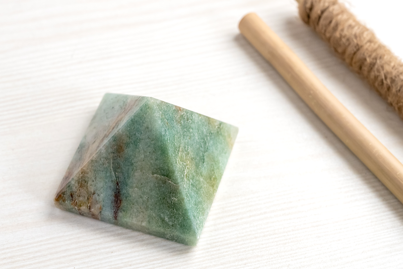 Bamboology Aventurine Prism For Joy, Fertility And Abundance