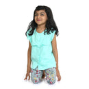 Organic Mint To Be Ruffle Top