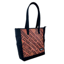 Jaggery Serially Circular Marlini Vegan Tote in Ex-British Cargo Belts & Ex-Army Black Canvas