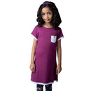 Organic Orchid A-line Dress