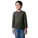 Organic Moss Playtime Tshirt With Full Sleeves