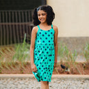 Organic Dotty Strappy Dress