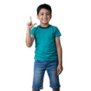 Organic Emerald Playtime Tshirt With Half Sleeves