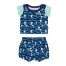 Organic Squishy Tshirt and Diaper Cover Set