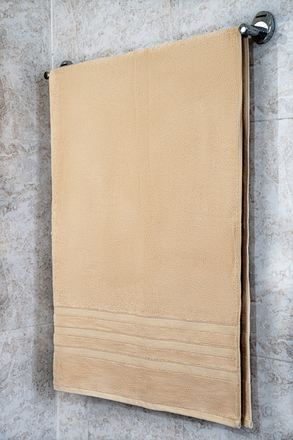 Bamboology 100% Bamboo Fiber Bath Towel In Earthy Beige Color
