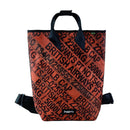 Jaggery Serially Circular Day Tripper Backpack 14" in Ex-British Cargo Belts and Rescued Car Seat Belts