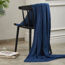 Organic Navy Blue Snuggly Blanket