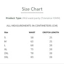 Bamboo Fabric Mid Waist Panty | Peach & Black | Set Of 2