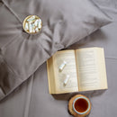 Organic Light Grey Signature Sateen Sheet Set