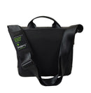 Jaggery Noir Satchel in Rescued Car Seat Belts [10" Cafe Bag]