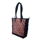 Jaggery Serially Circular Marlini Vegan Tote in Ex-British Cargo Belts & Ex-Army Black Canvas