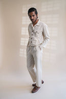 100% Organic Cotton Dawning Shirt Jacket & Tapered Pants Set