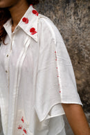 SHVET- KAFTAN JAMDANI Handloom DHOTI SET