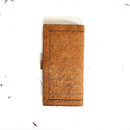 VEGAN COCONUT LEATHER YASTI WALLET - BROWN