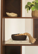 Hohmgrain Home Décor Dark Brown Recycled Canadian Pine Wood Charred Bowl