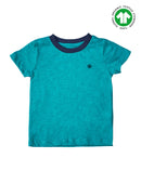 Organic Emerald Playtime Tshirt With Half Sleeves