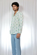 Earth Republic 100% Cotton Ikat Kasha Handloom Shirt