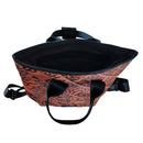 Jaggery Serially Circular Day Tripper Backpack 14" in Ex-British Cargo Belts and Rescued Car Seat Belts