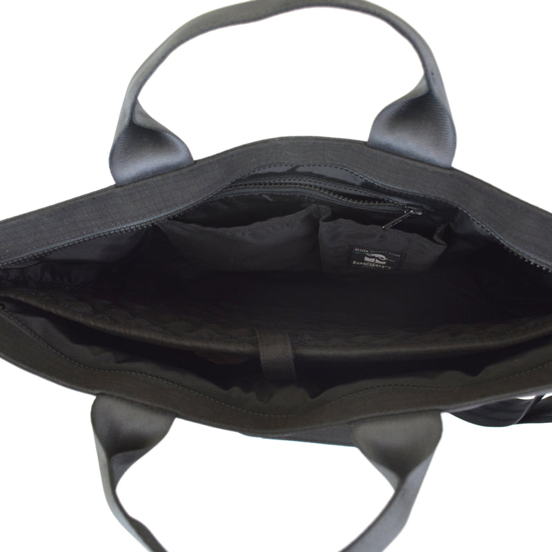 Jaggery Noir Black Beauty Laptop Bag in Rescued Car Seat Belt