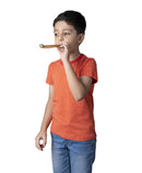 Organic Tangarine Playtime Tshirt with Half Sleeves