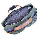 Jaggery Outback and Beyond Hustler's Everyday Bag (L) in Olive Green & Nubuck [15" Laptop Bag]