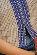 Saanjh- A line top/blouse, Prathaa | Kotpad Handloom Blouse 