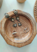 Hohmgrain Home Décor Dark Brown Seasoned Mango Wood Handcrafted Decagon Bowl