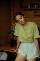 Something Sustainable Peace Crop Top