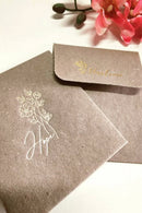 Unalome Hope Handmade Flax Paper Wishcards - Set of 5