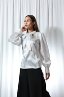 Earth Republic 100% Recycled Satin Eliza Handcrafted Top