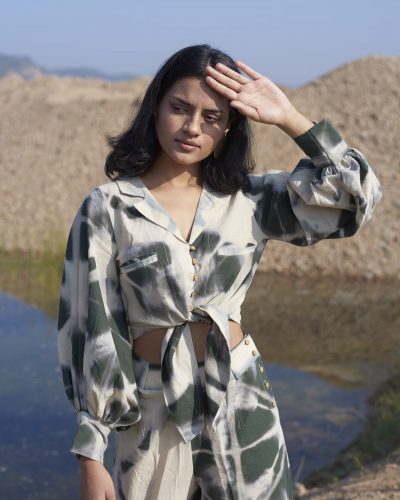 Ethically Made Myaan Green Co-ord Set